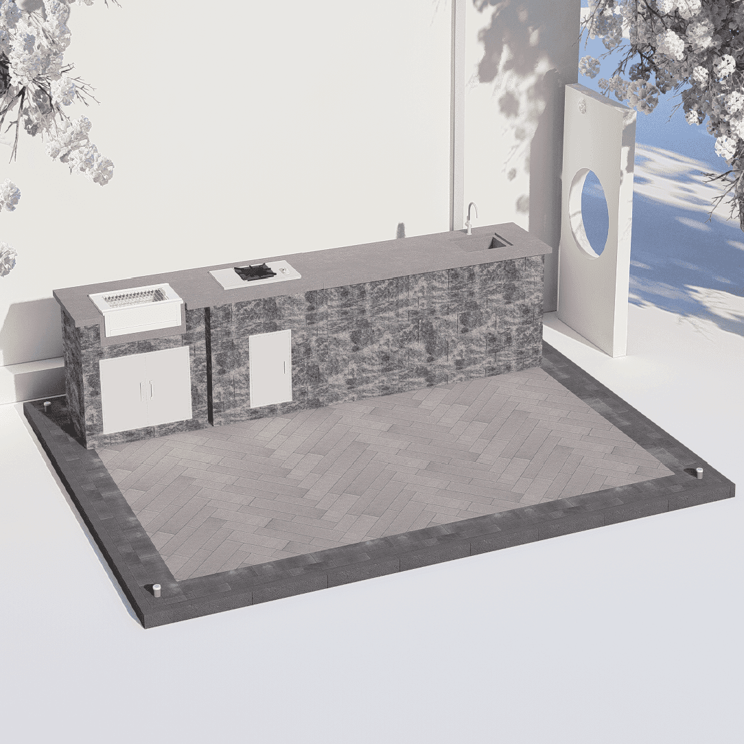 Outdoor Kitchen 4040 - 5.10 x 4.00 m